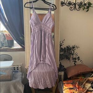 Lavender Sleeveless Women's Dress